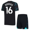 Maillot de Supporter Manchester City Rodrigo 16 Troisième 2023-24 Pour Enfant